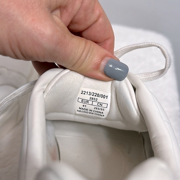 Zara lace up white unisex sneaker size W9.5 or M8 EU41 - Picture 10 of 16